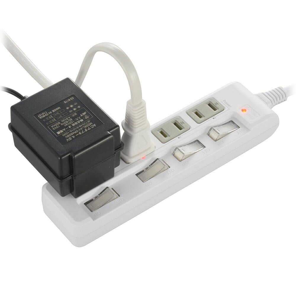 オーム電機 発煙ガード 節電タップ 雷ガード 4個口 2m - Image 6