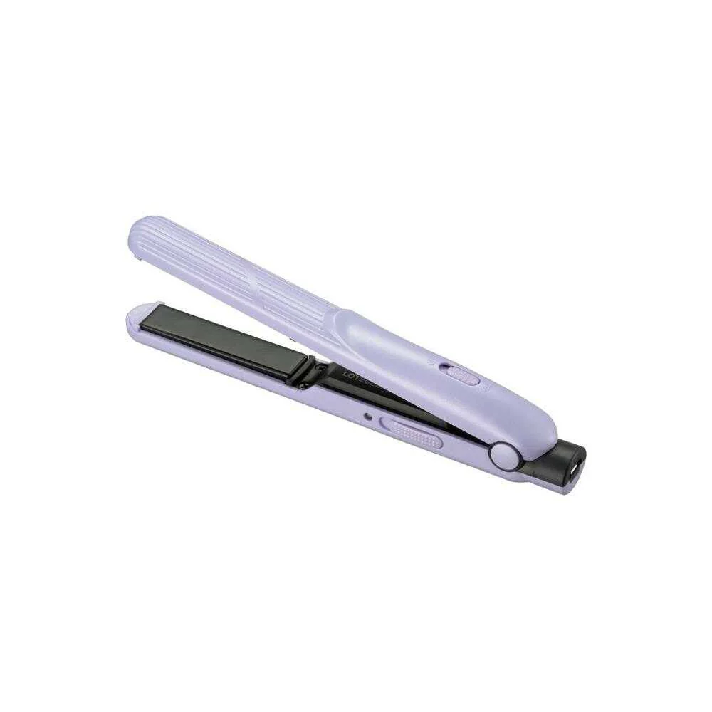 オーム電機 モバイルヘアアイロン ヴァイオレット - Image 3