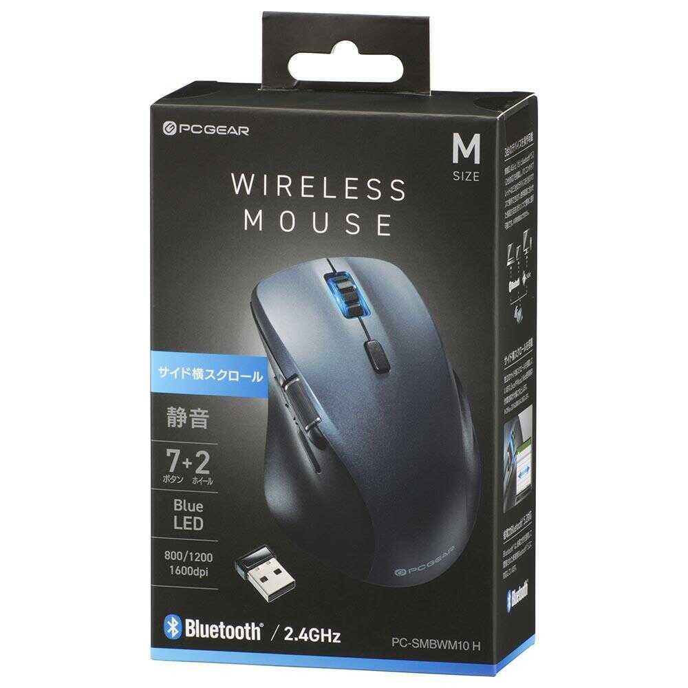 オーム電機 PCGEAR 静音ワイヤレスマウス Mサイズ 1個 - Image 5