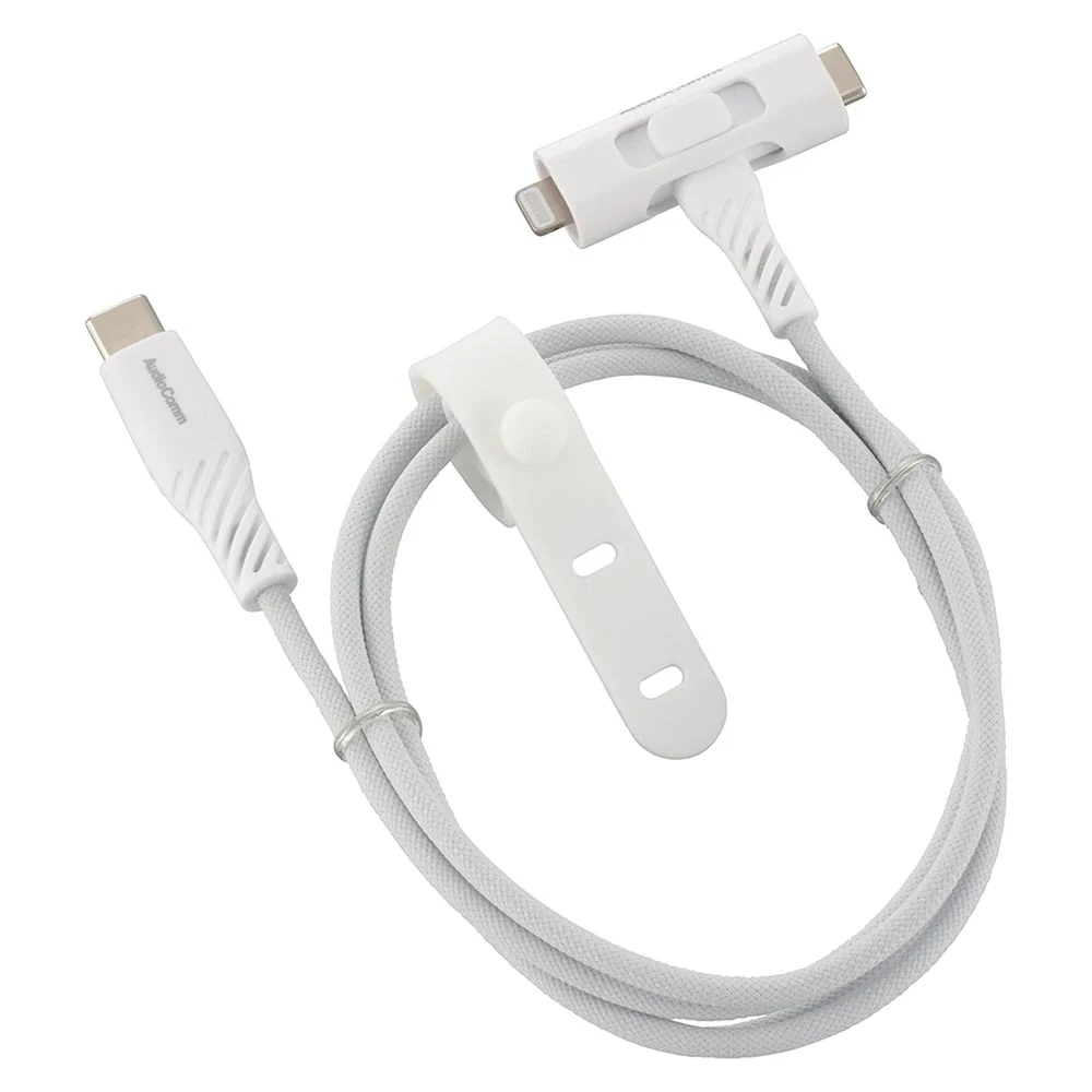オーム電機 さらさらUSBケーブル T型 1m - Image 7