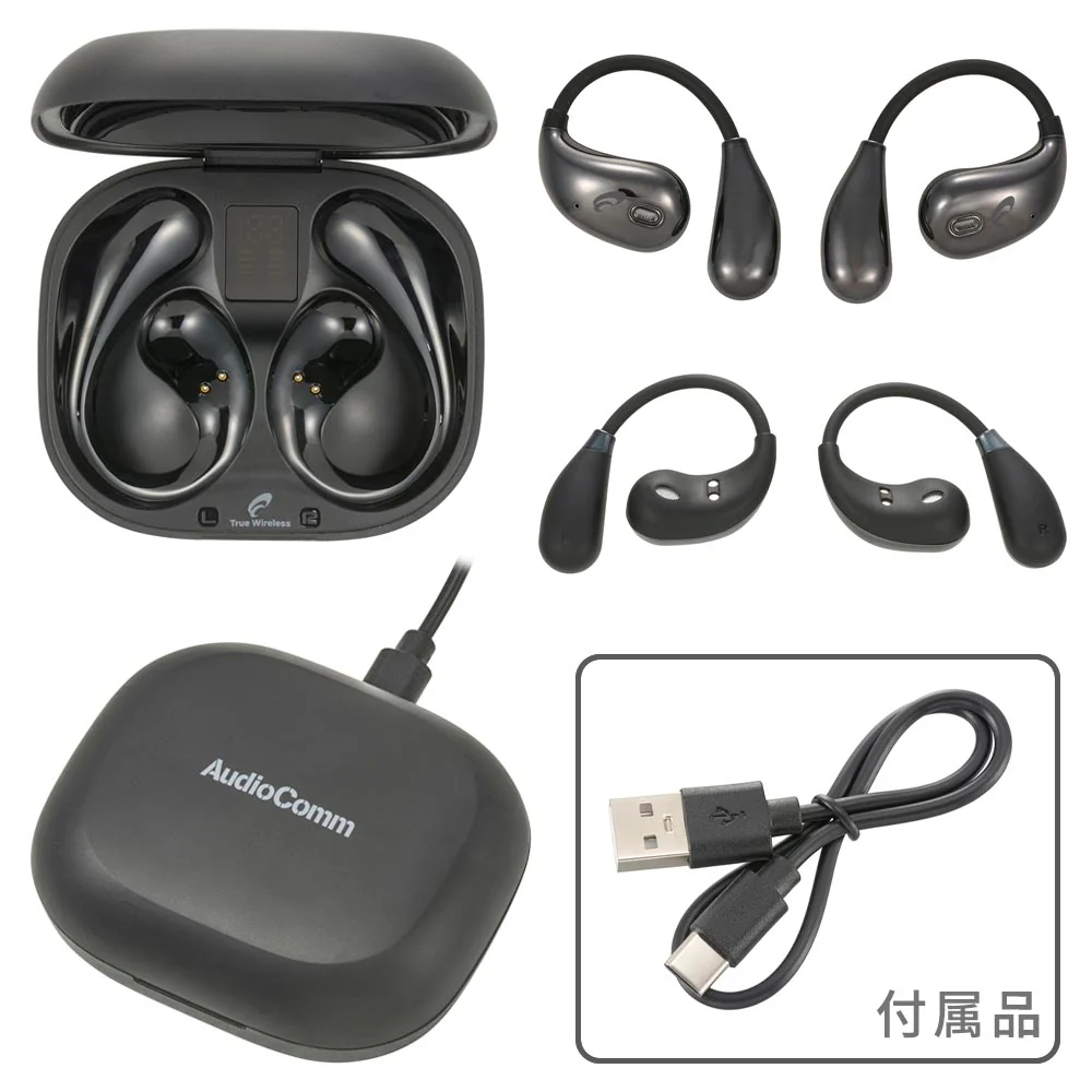 オーム電機 完全ワイヤレスイヤホン イヤーフック - Image 3