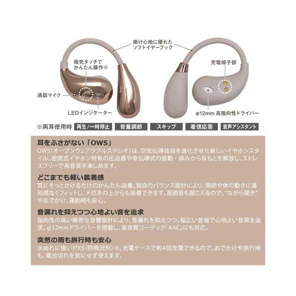 オーム電機 OWSホン イヤーフック - Image 4