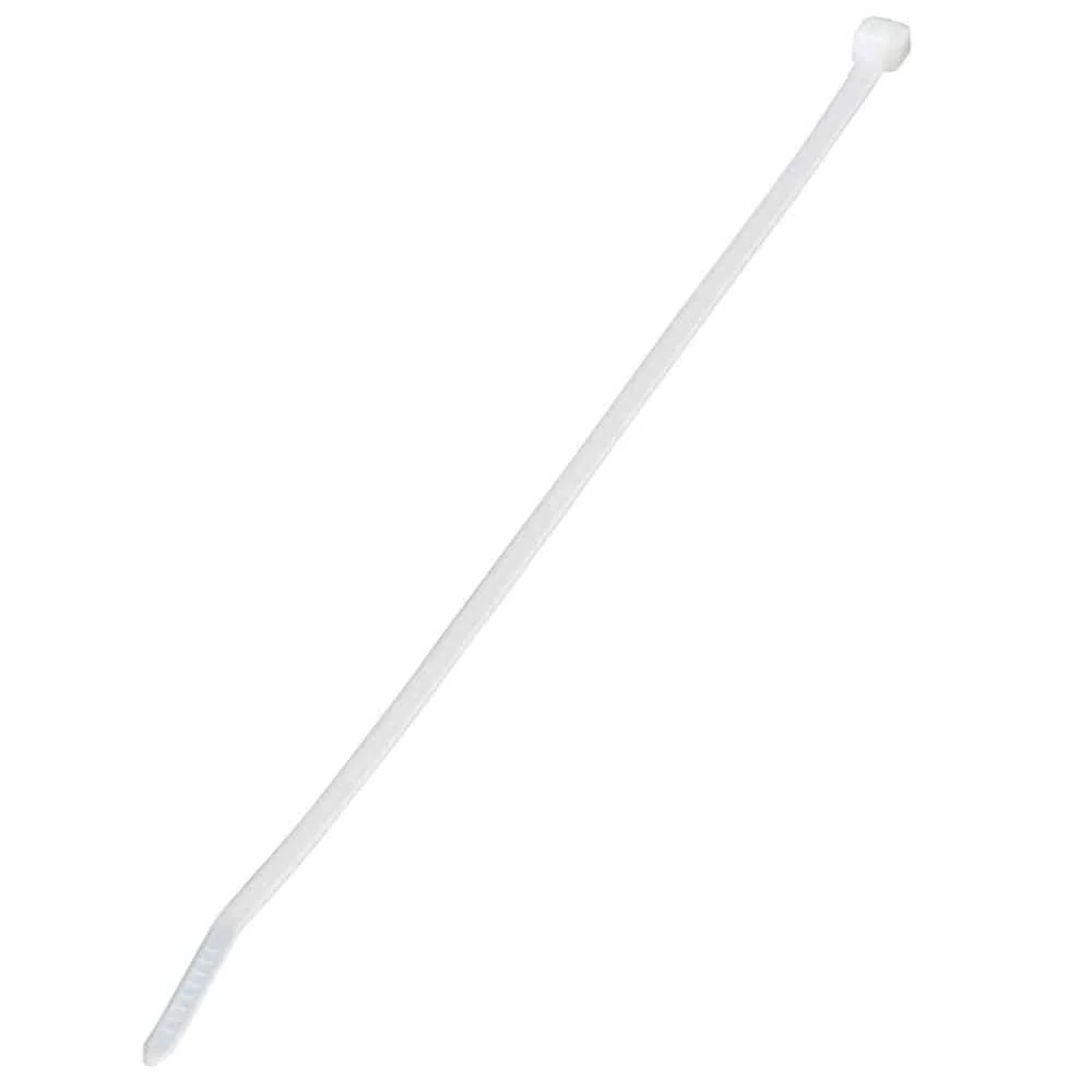 オーム電機 ロックタイ 屋内用 250mm 白 04-3134 100本入