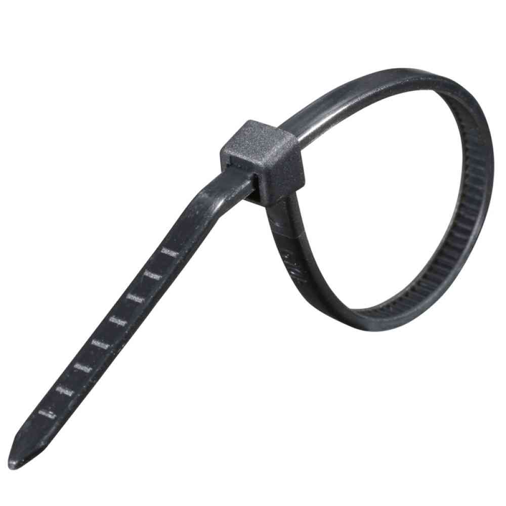 オーム電機 ロックタイ 耐候性 100mm 黒 04-3136 100本入 - Image 2