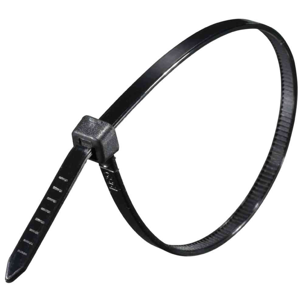 オーム電機 ロックタイ 耐候性 200mm 黒 04-3138 100本入 - Image 2