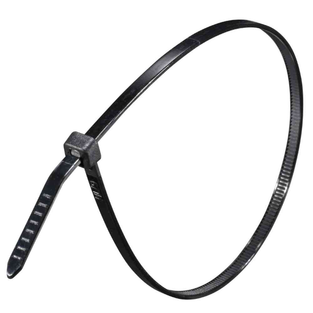 オーム電機 ロックタイ 耐候性 300mm 黒 04-3140  100本入 - Image 2