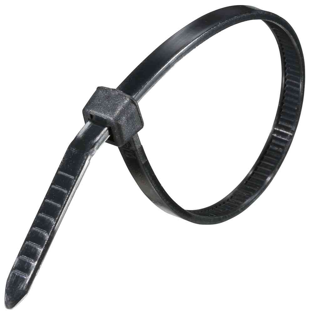 オーム電機 ロックタイ 耐候性 150mm 黒 04-3149 30本入 - Image 2