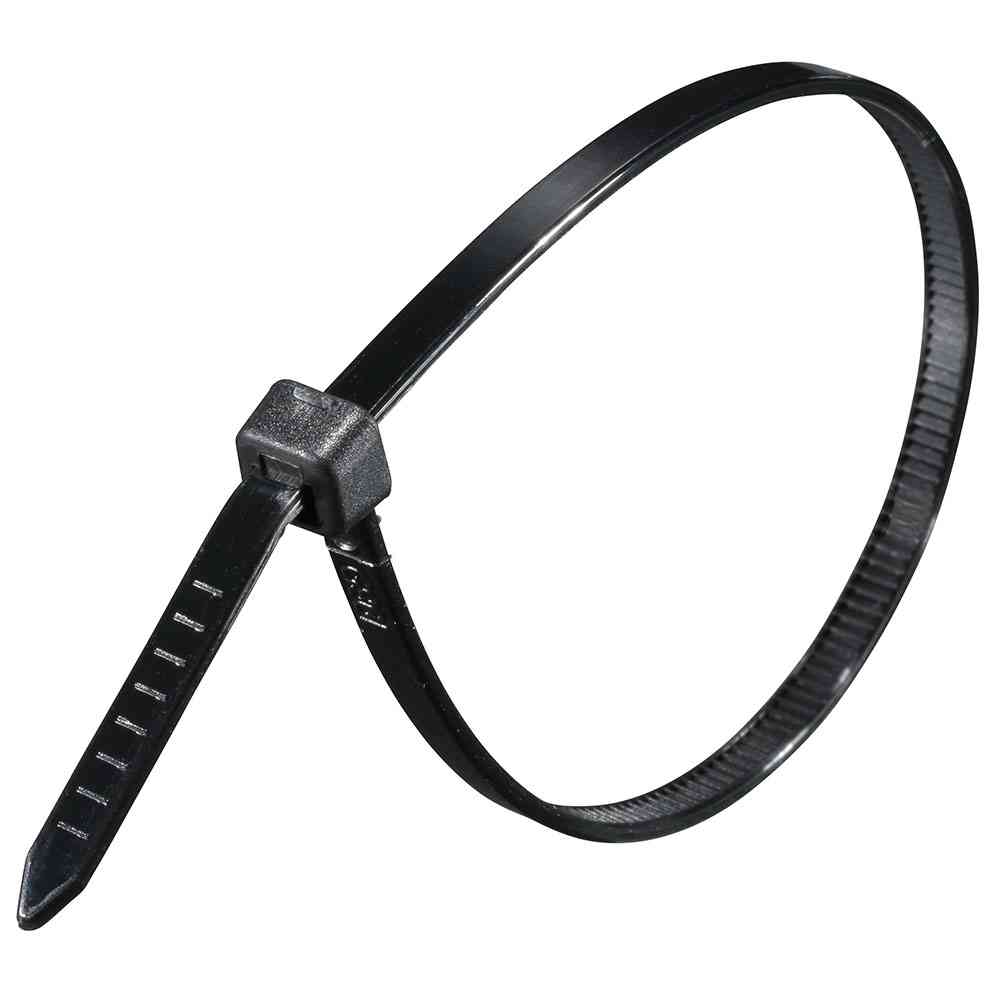 オーム電機 ロックタイ 耐候性 200mm 黒 04-3155 300本入 - Image 2