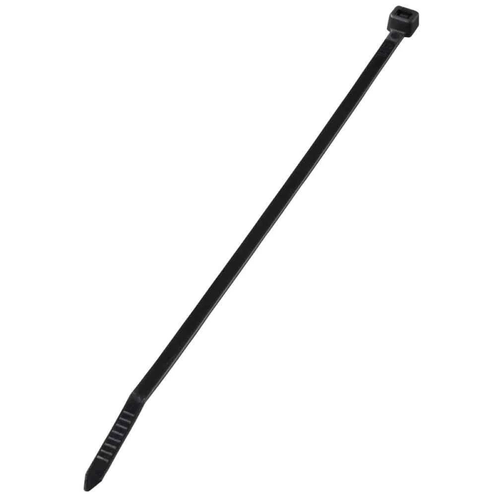 オーム電機 ワイドタイ 耐候性 200mm 黒 04-3330 50本入 - Image 2