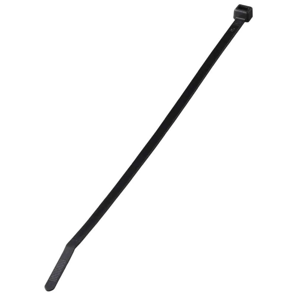 オーム電機 ワイドタイ 耐候性 250mm 黒 04-3331 50本入 - Image 2