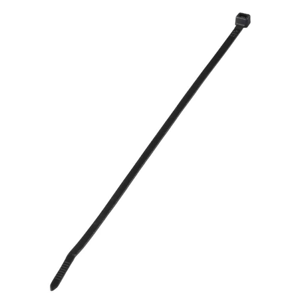 オーム電機 ワイドタイ 耐候性 300mm 黒 04-3332 50本入 - Image 2