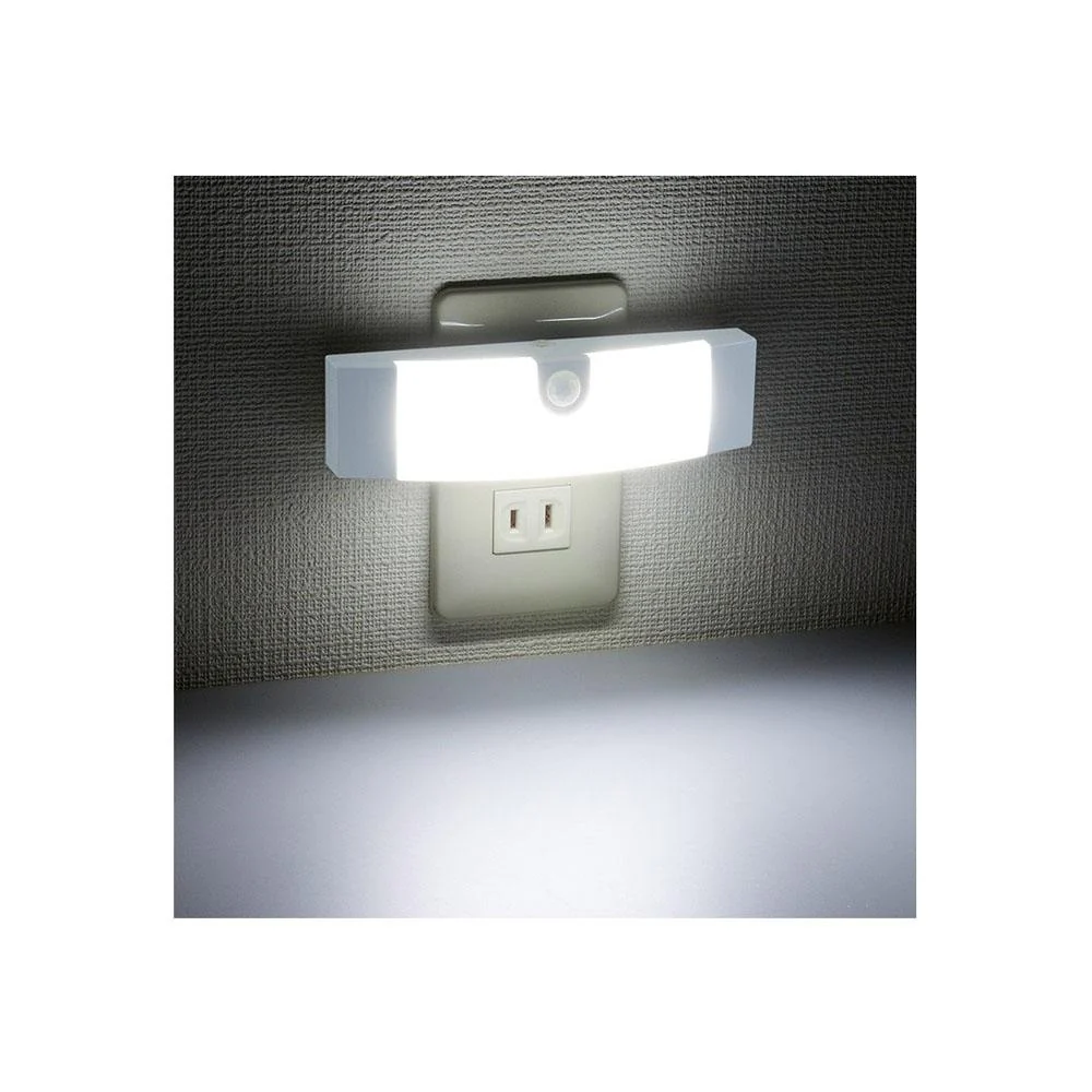 オーム電機 明暗人感センサー式ナイトライト 白色LED - Image 2