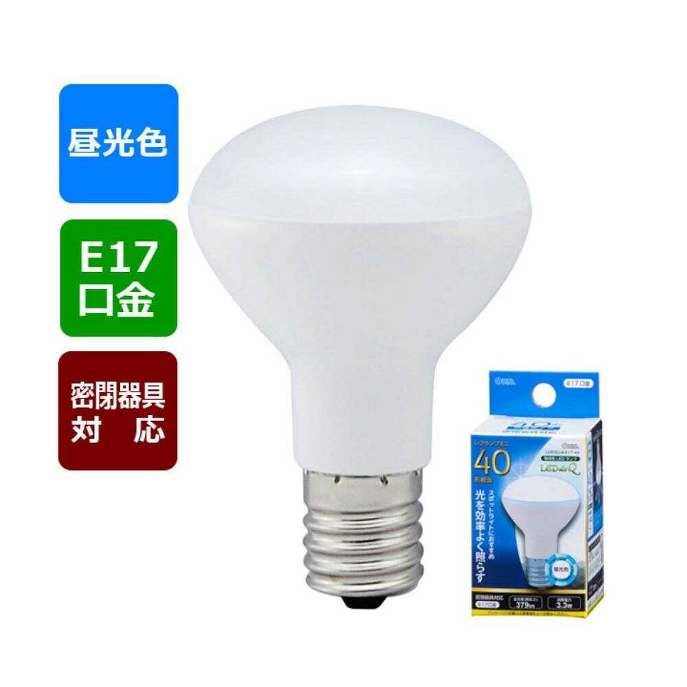 オーム電機 LED電球 ミニレフランプ形 E17 40形相当 1個 - Image 3