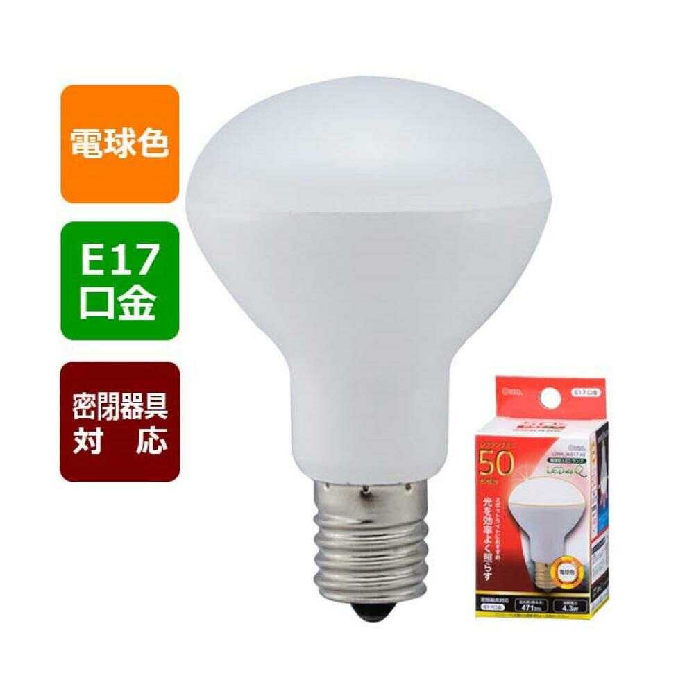 オーム電機 LED電球 ミニレフランプ形 E17 50形相当 1個 - Image 3