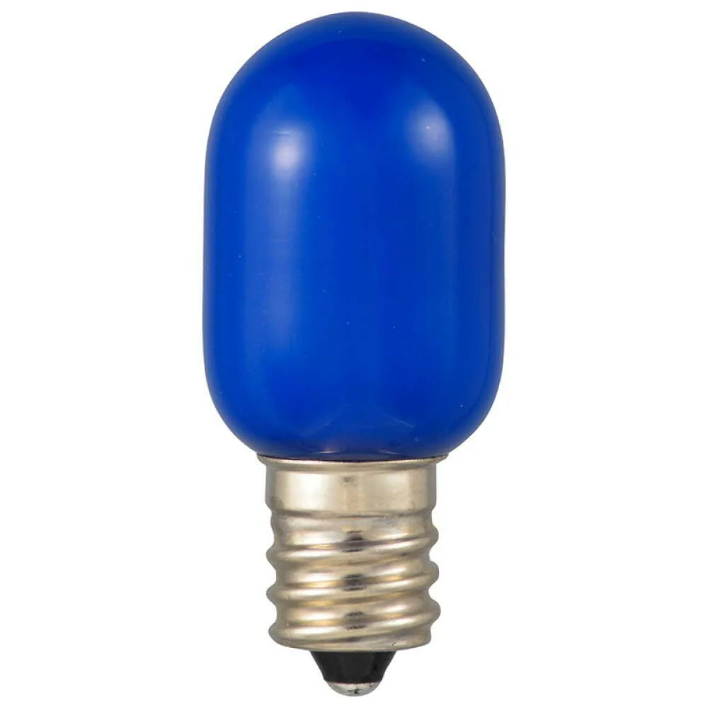 オーム電機 LEDナツメ球装飾用 E12 青色 - Image 4