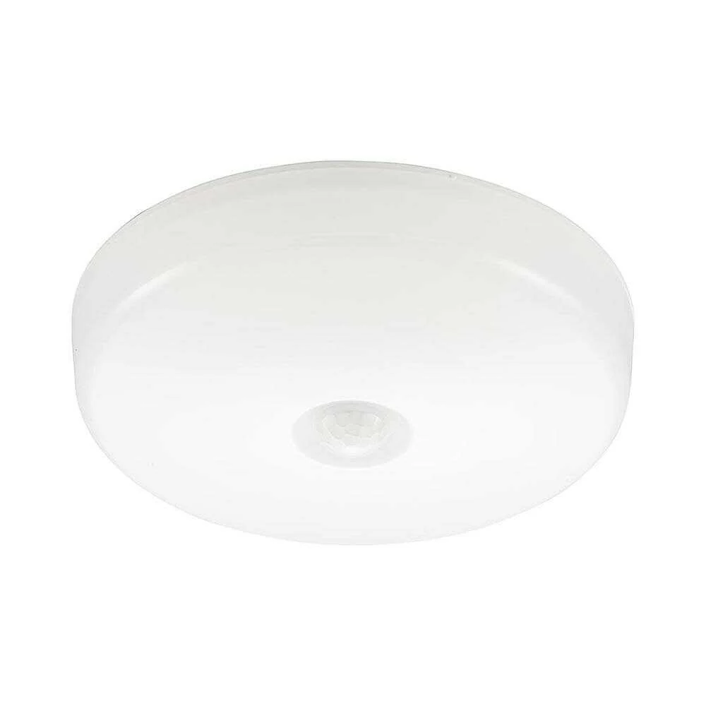オーム電機 LEDミニシーリングライト センサー60形 昼光色