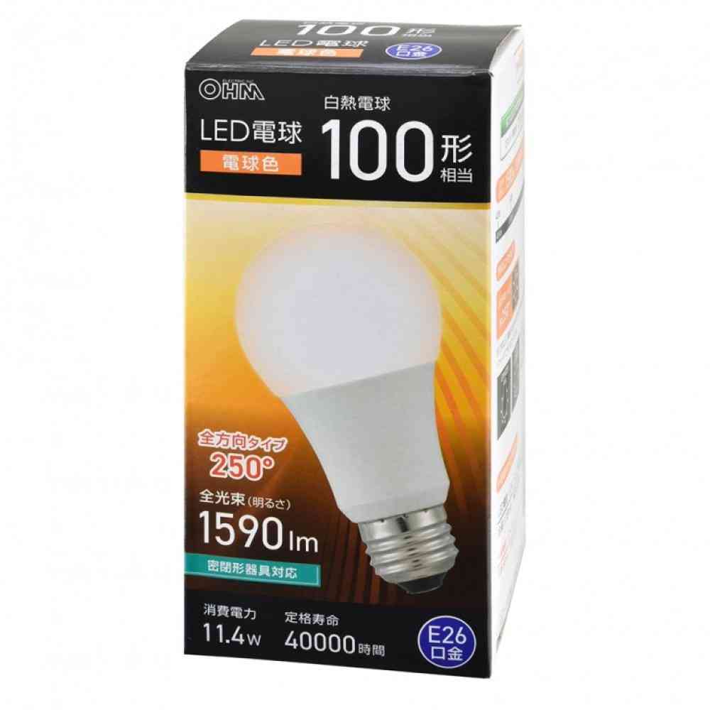 オーム電機 LED電球 E26 100形相当 電球色 1個 - Image 6