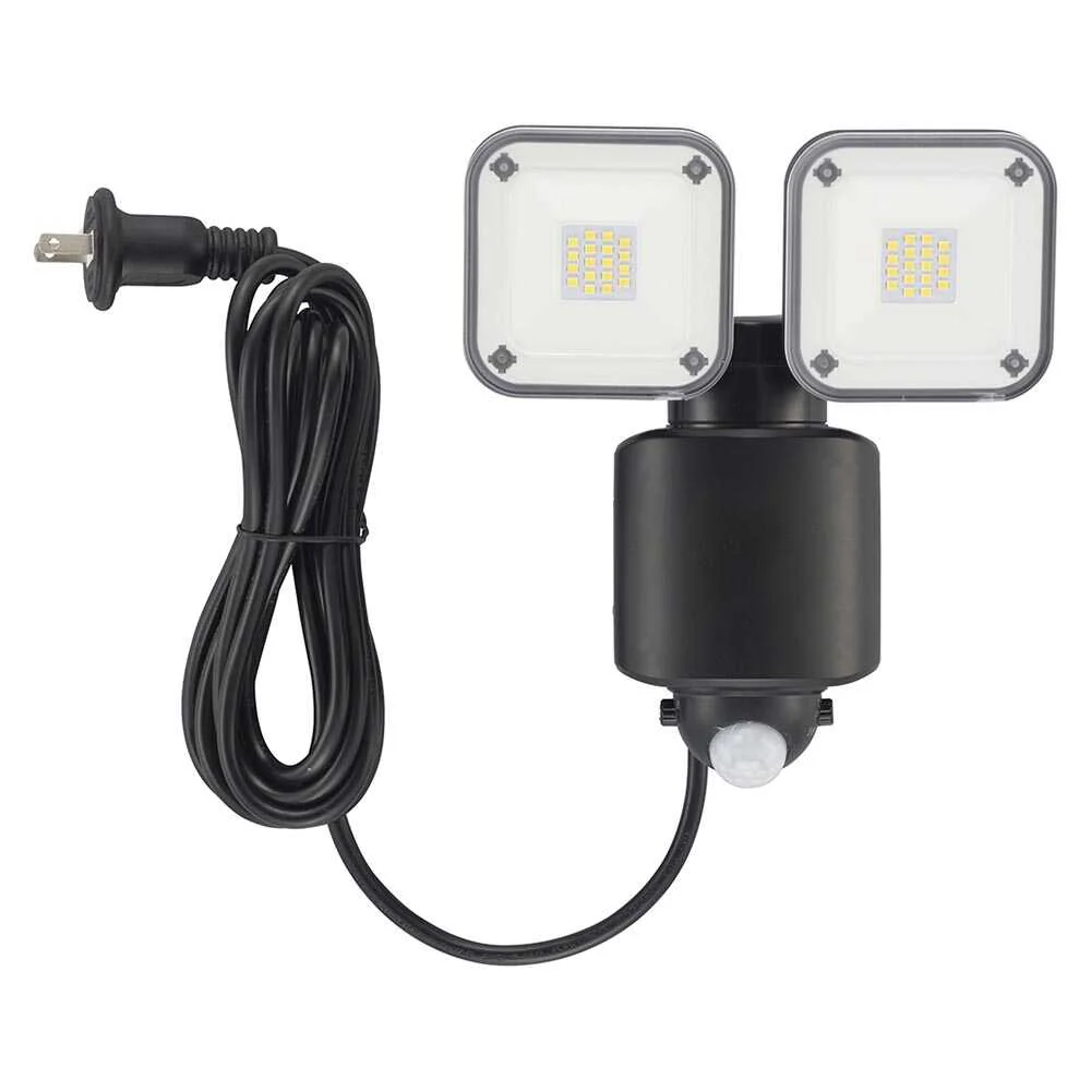 オーム電機 monban防犯センサーライト 2灯コンセント式 - Image 2