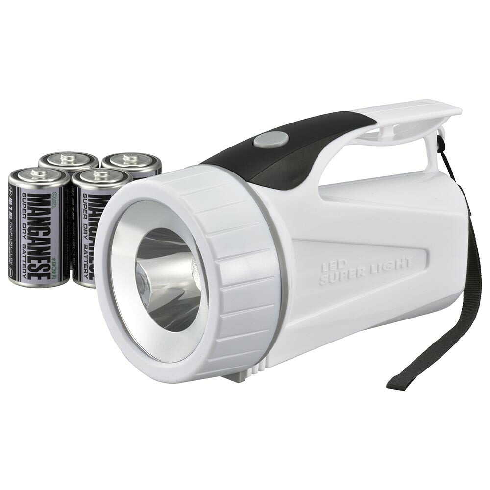 オーム電機 LED強力ライト 電池付き - Image 5
