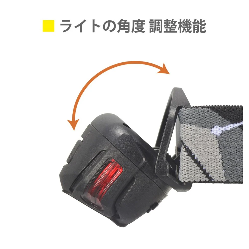 オーム電機 充電式LEDヘッドランプ モーションセンサー 350ルーメン - Image 3