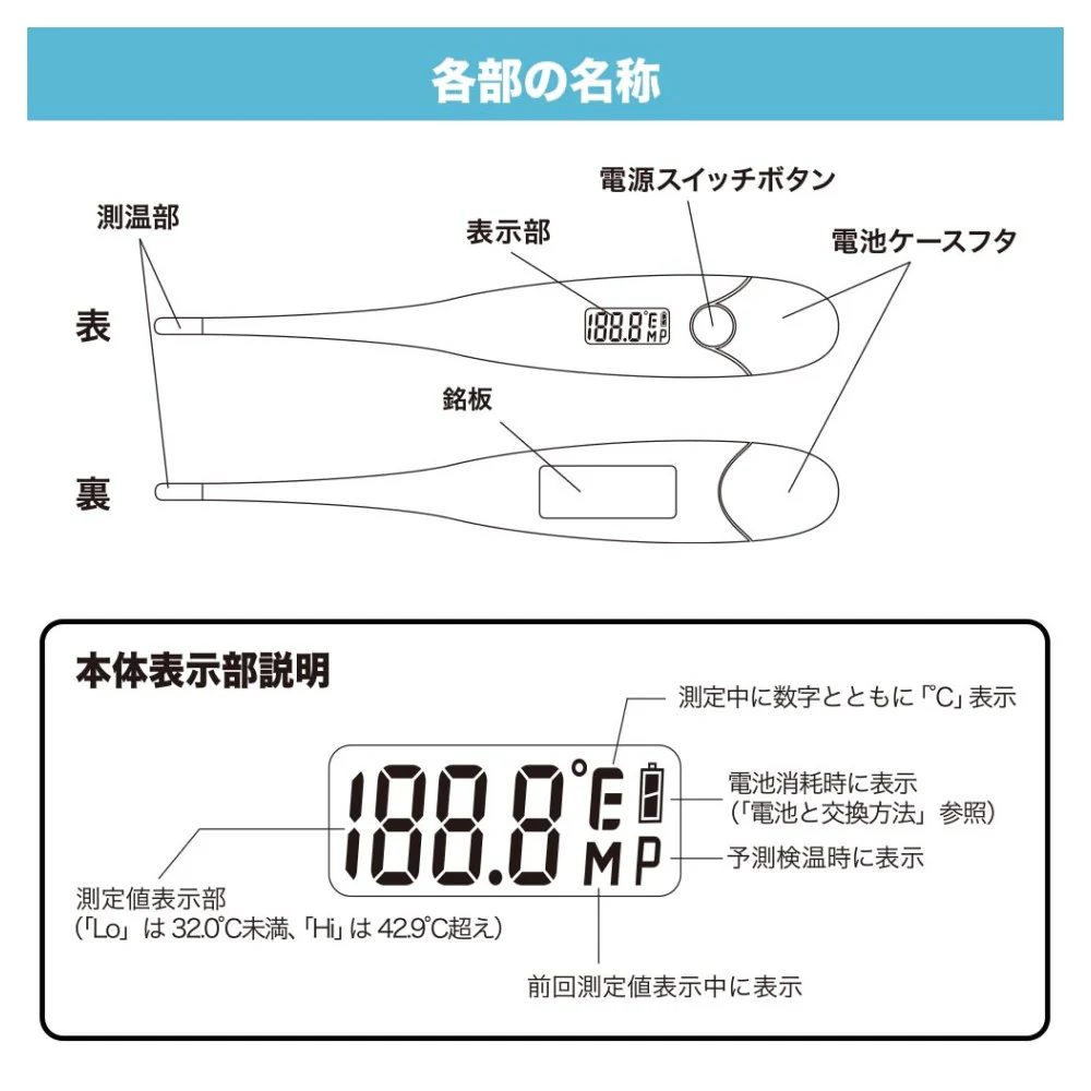 オーム電機 オーム電子体温計 - Image 3