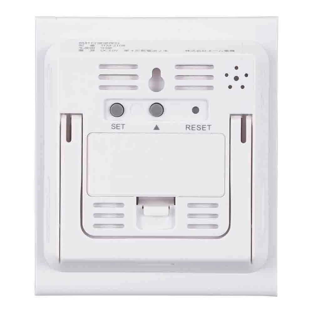 オーム電機 温度が見やすい温湿度計 時計機能付き - Image 3