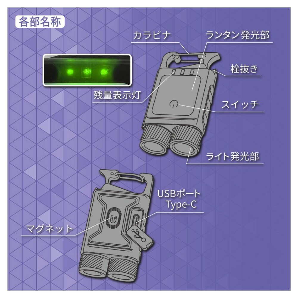 オーム電機 コンパクト2WAY 600ルーメン - Image 10
