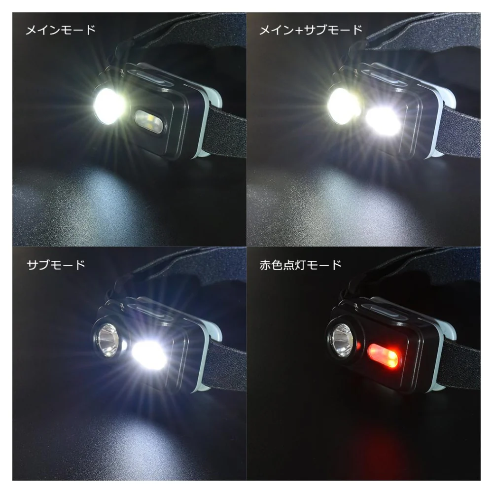 オーム電機 LEDヘッドランプ メイン&セカンドライト 175ルーメン 1個 - Image 2