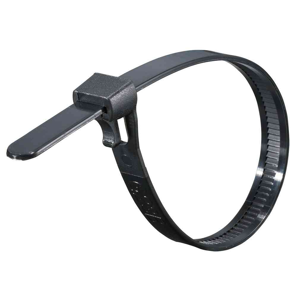オーム電機 リピートタイ 耐候性 200mm RPT-200W30BK 30本入 - Image 3