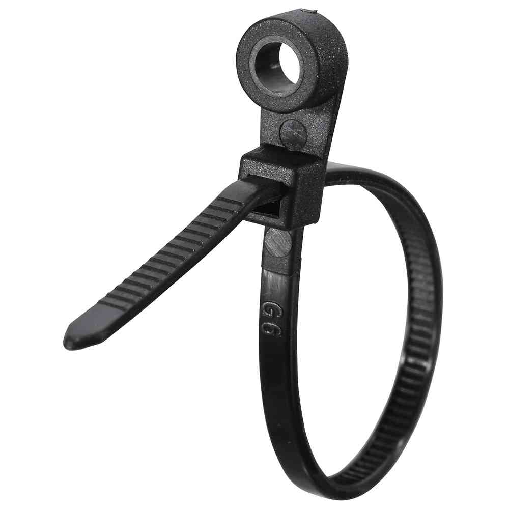 オーム電機 クランプタイ 耐候性 110mm 黒 09-1267 30本入 - Image 2