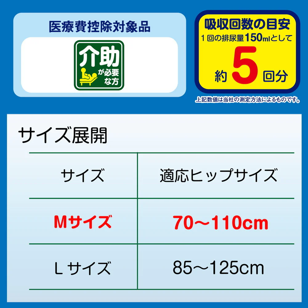 エルモア いちばん幅広フィットテープ止め M 20枚 - Image 4
