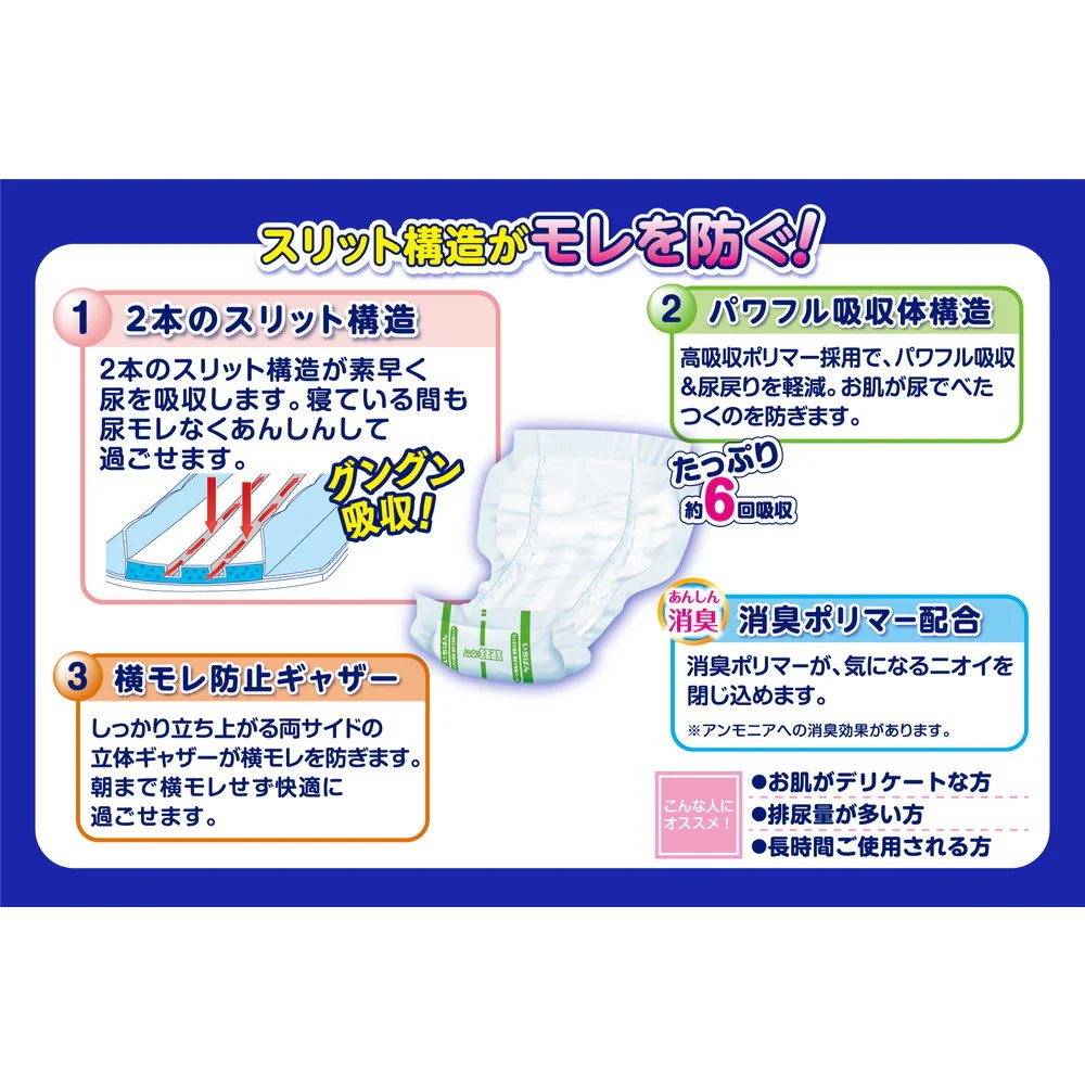 エルモア いちばん たっぷり吸収 朝まで快適パッド 22枚 - Image 7