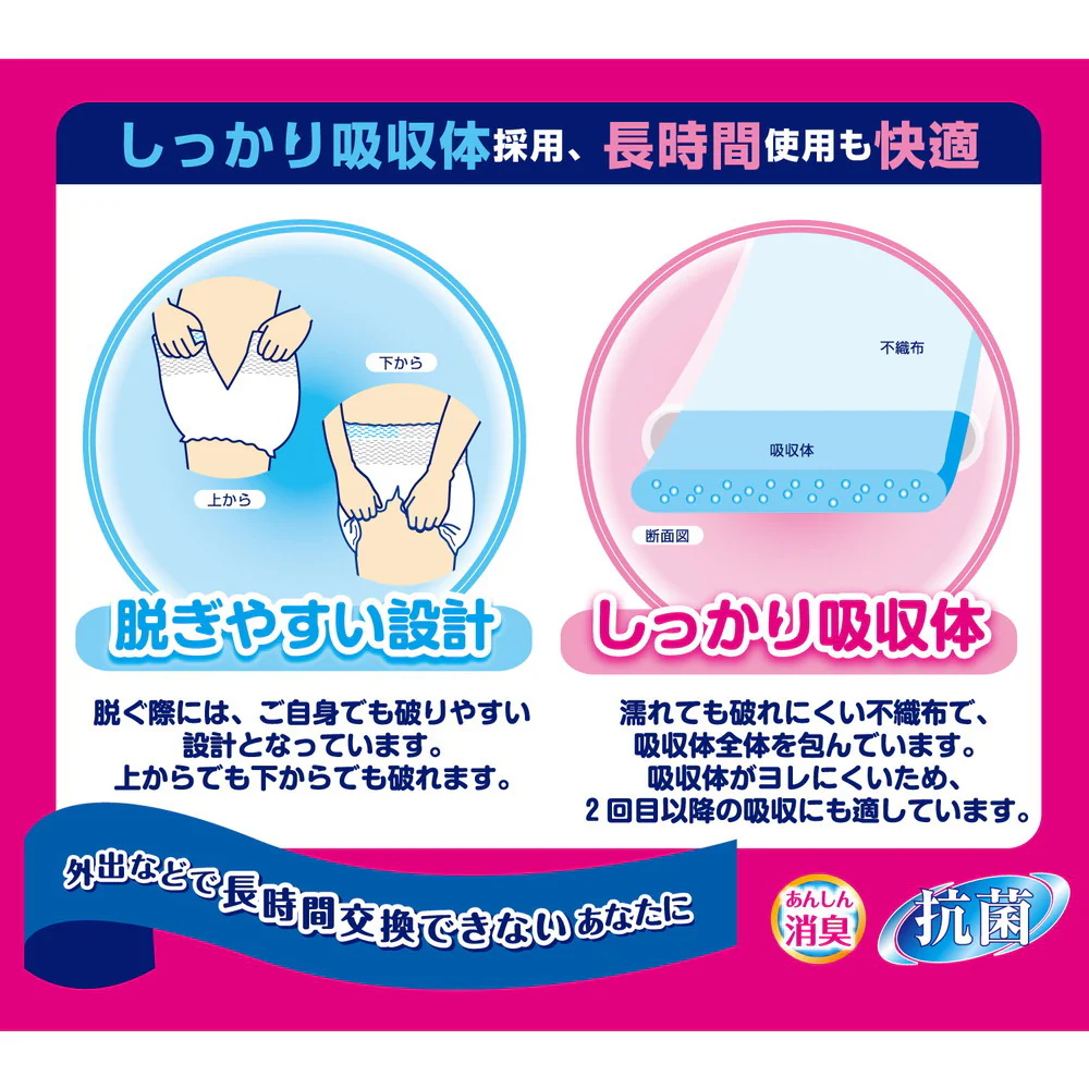 エルモアいちばんあんしん厚型パンツ M〜Lサイズ 18枚 - Image 3