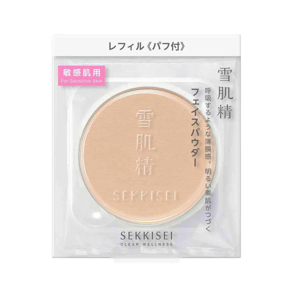 コーセー 雪肌精 クリアウェルネス エアリー スキン ヴェール フェイスパウダー レフィル 10g - Image 2