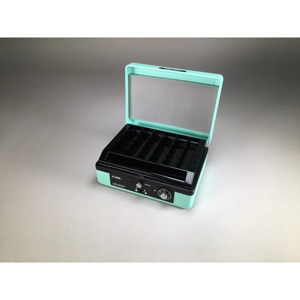 手提げ金庫 キャッシュボックス CB-8250-U 【直送品】 返品・キャンセル・他商品と同時購入は不可 - Image 2