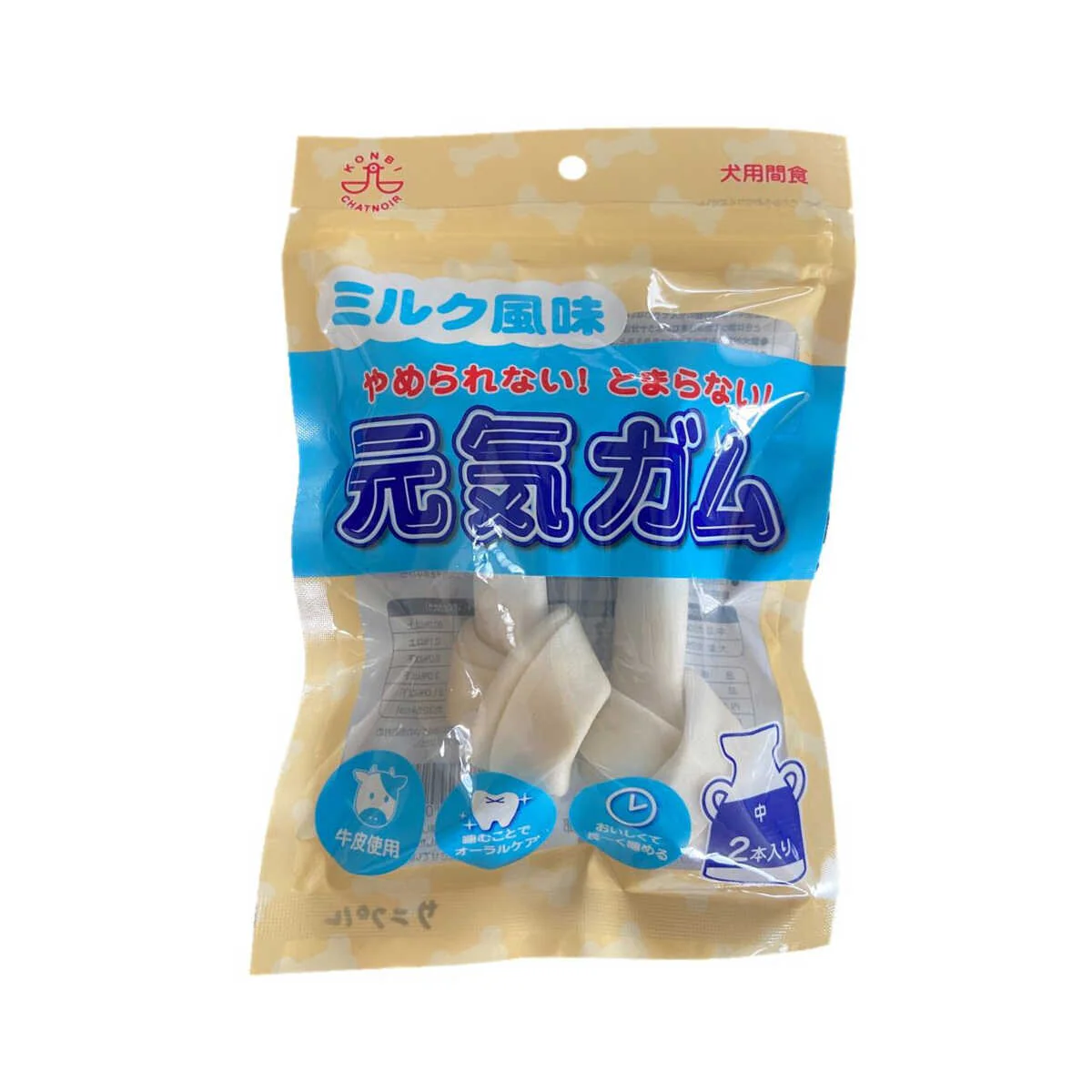 コンビ ミルク風味元気ガム 中 2本入り - Image 3