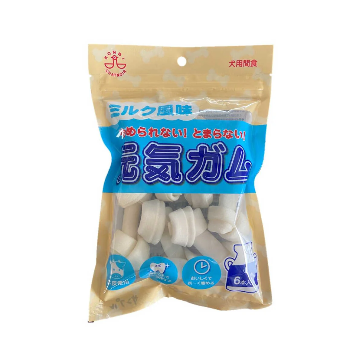 コンビ ミルク風味元気ガム 小 6本入り - Image 3