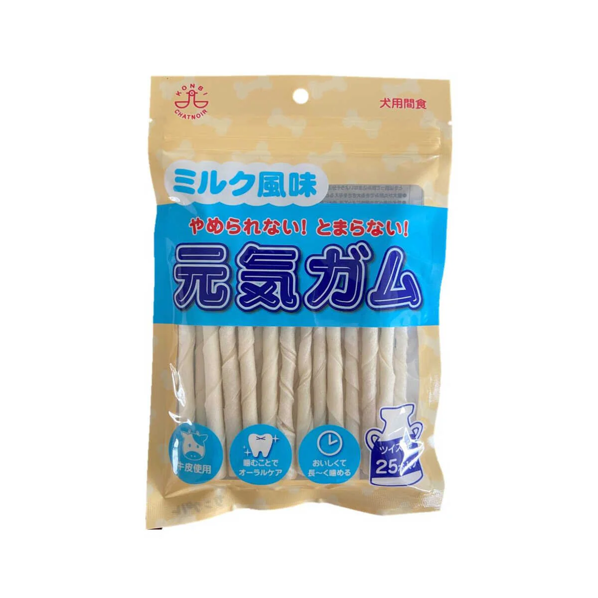 コンビ ミルク風味元気ガム ツイスト棒 25本入り - Image 3