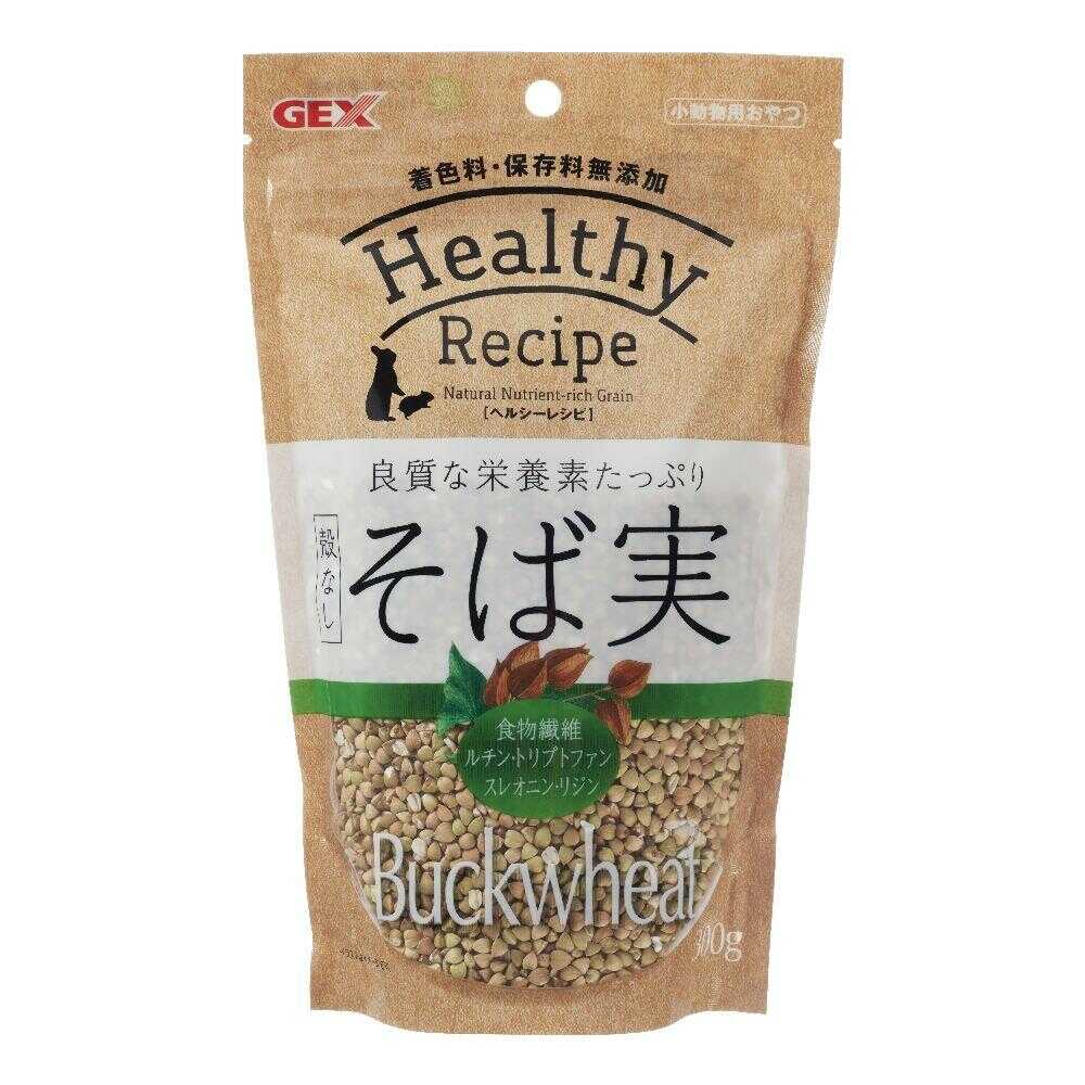 ジェックス 小動物用おやつ ヘルシーレシピ 殻なしそば実 300g - Image 3