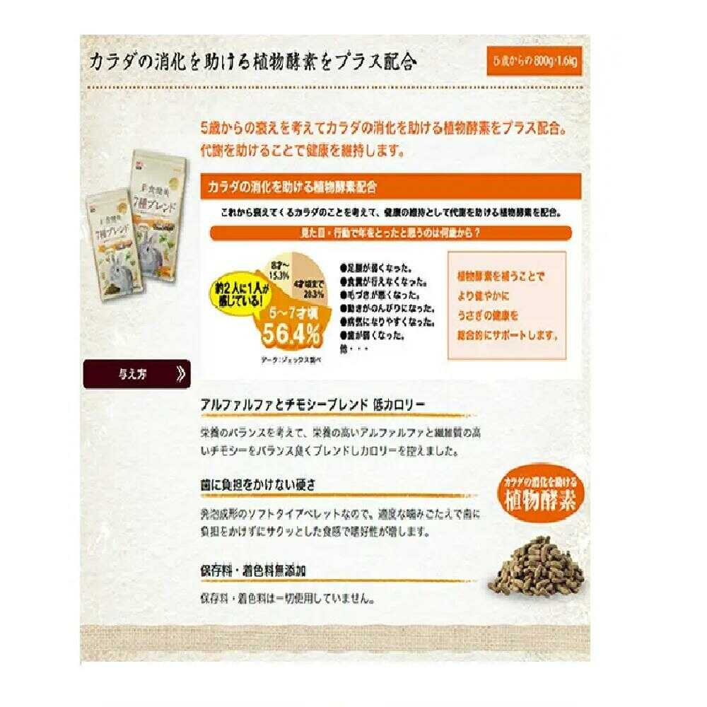 ジェックス 彩食健美 5歳からの7種ブレンド 1.6kg - Image 4