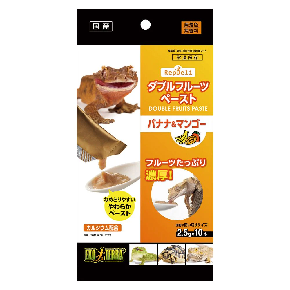 ジェックス ダブルフルーツペースト バナナ&マンゴー 2.5g×10本