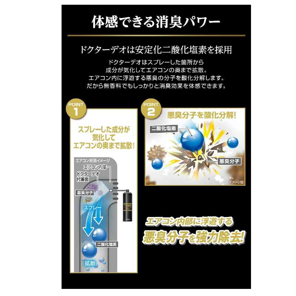 カーメイト ドクターデオプレミアムゴールド エアコンスプレー D271 90ml - Image 6