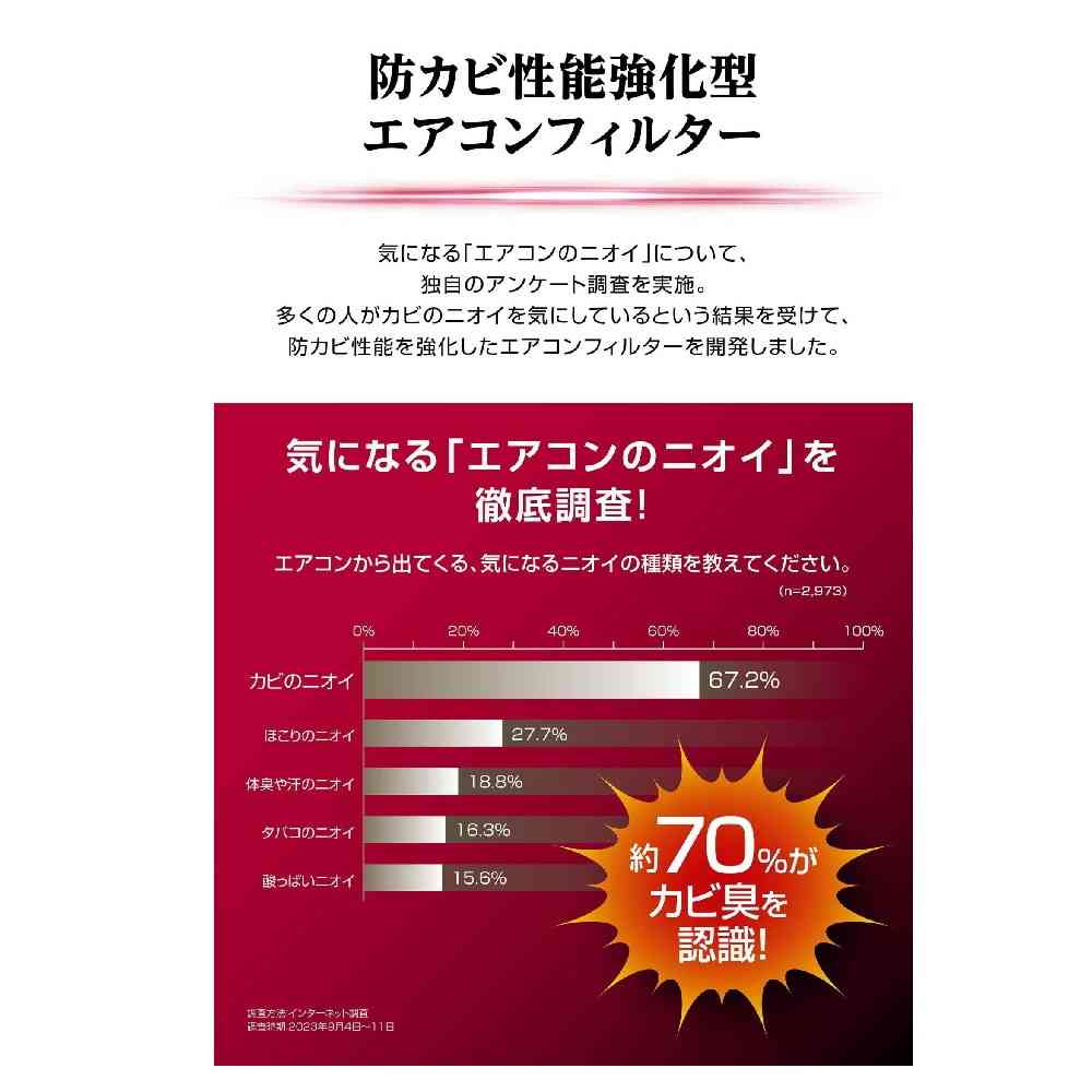 カーメイト ドクターデオ エアコンフィルター トヨタ用 DFB-T04 - Image 3