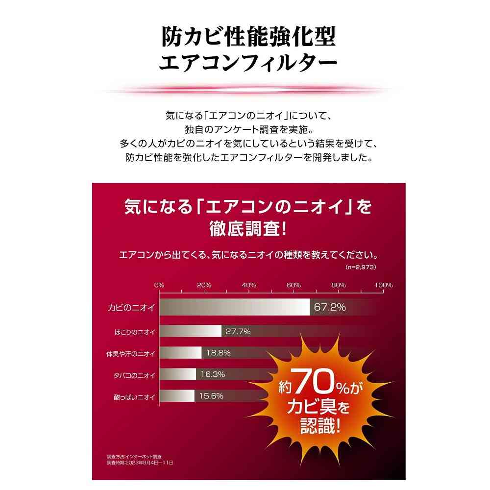カーメイト ドクターデオ エアコンフィルター トヨタ用 DFB-T02 - Image 3