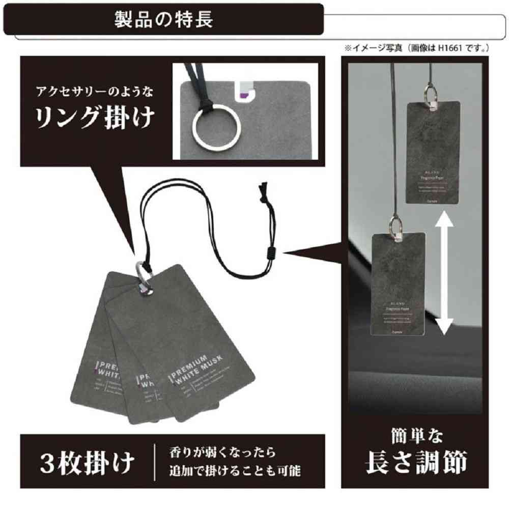 カーメイト ブラング ハンギング NL リッチレザー H1663 約10g×3枚 - Image 3