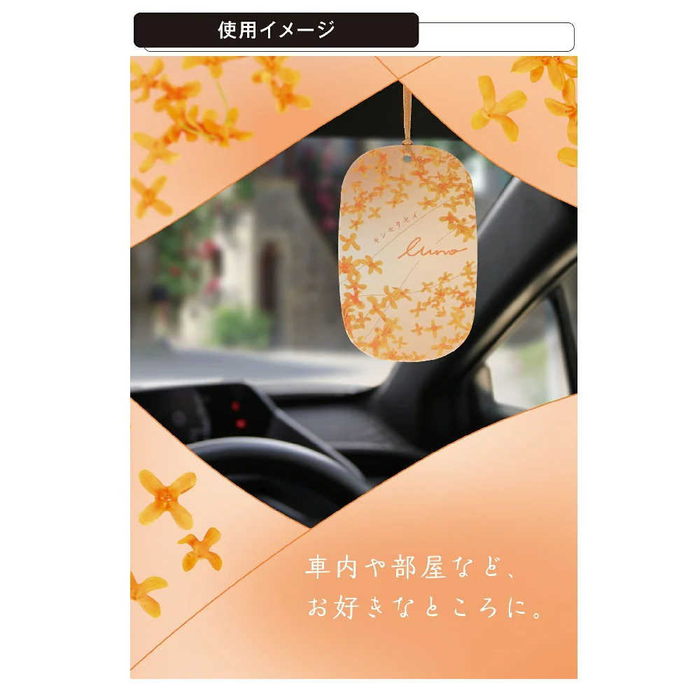 カーメイト ルーノ ハンギング キンモクセイ H1821 約9.5g×3枚 - Image 4
