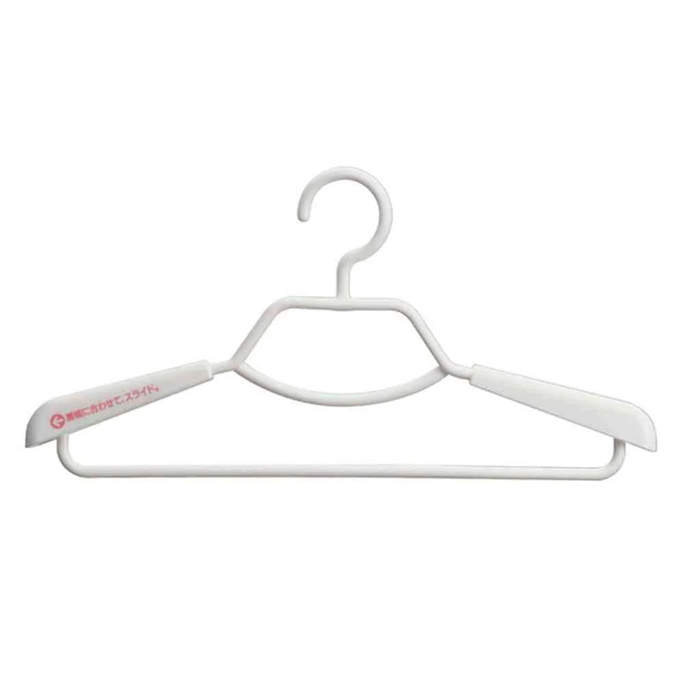 シンコハンガー F-Fit 形態安定シャツ用ハンガー ホワイト 2本組 - Image 2