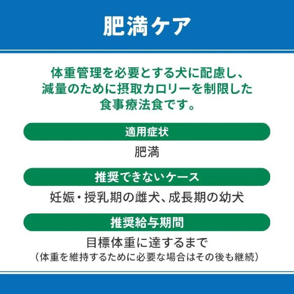マルカン ベッツウェル 犬用療法食 肥満ケア 1kg - Image 5
