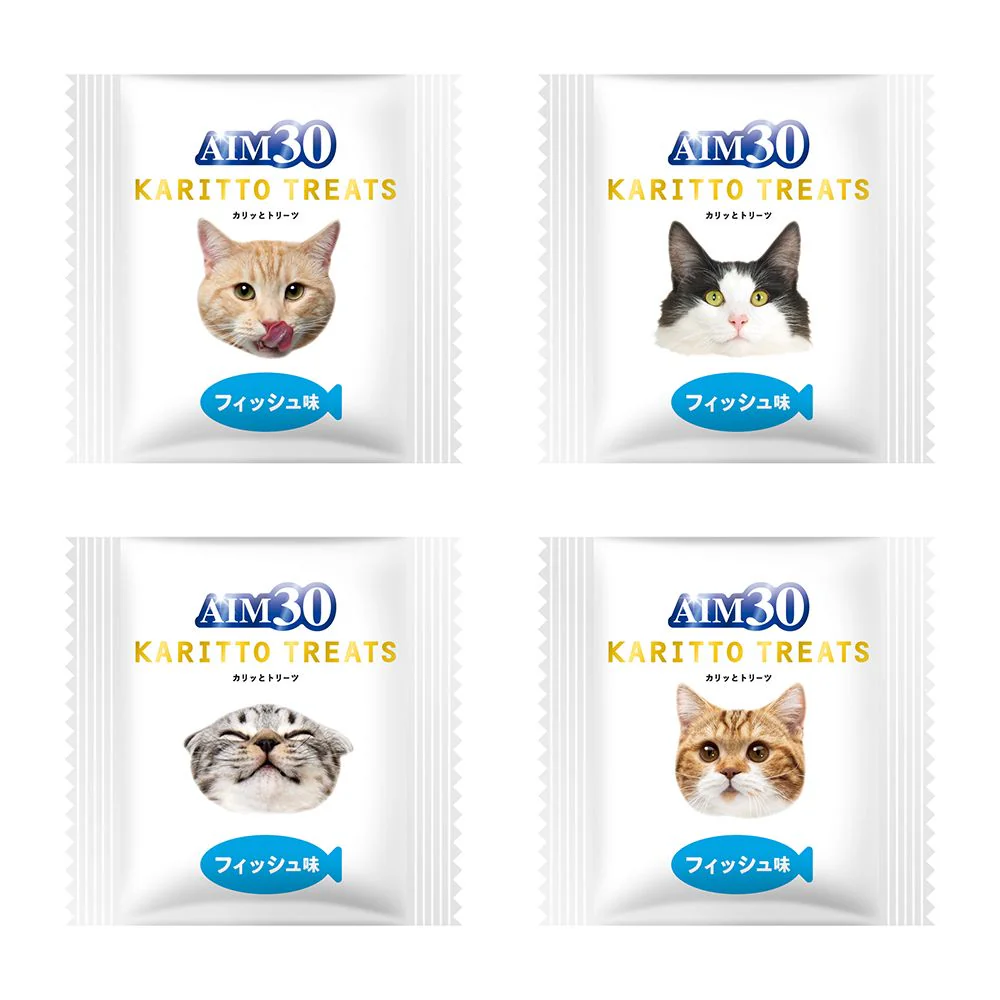 マルカン サンライズ AIM30 カリッとトリーツ フィッシュ味 5g×5袋 - Image 3