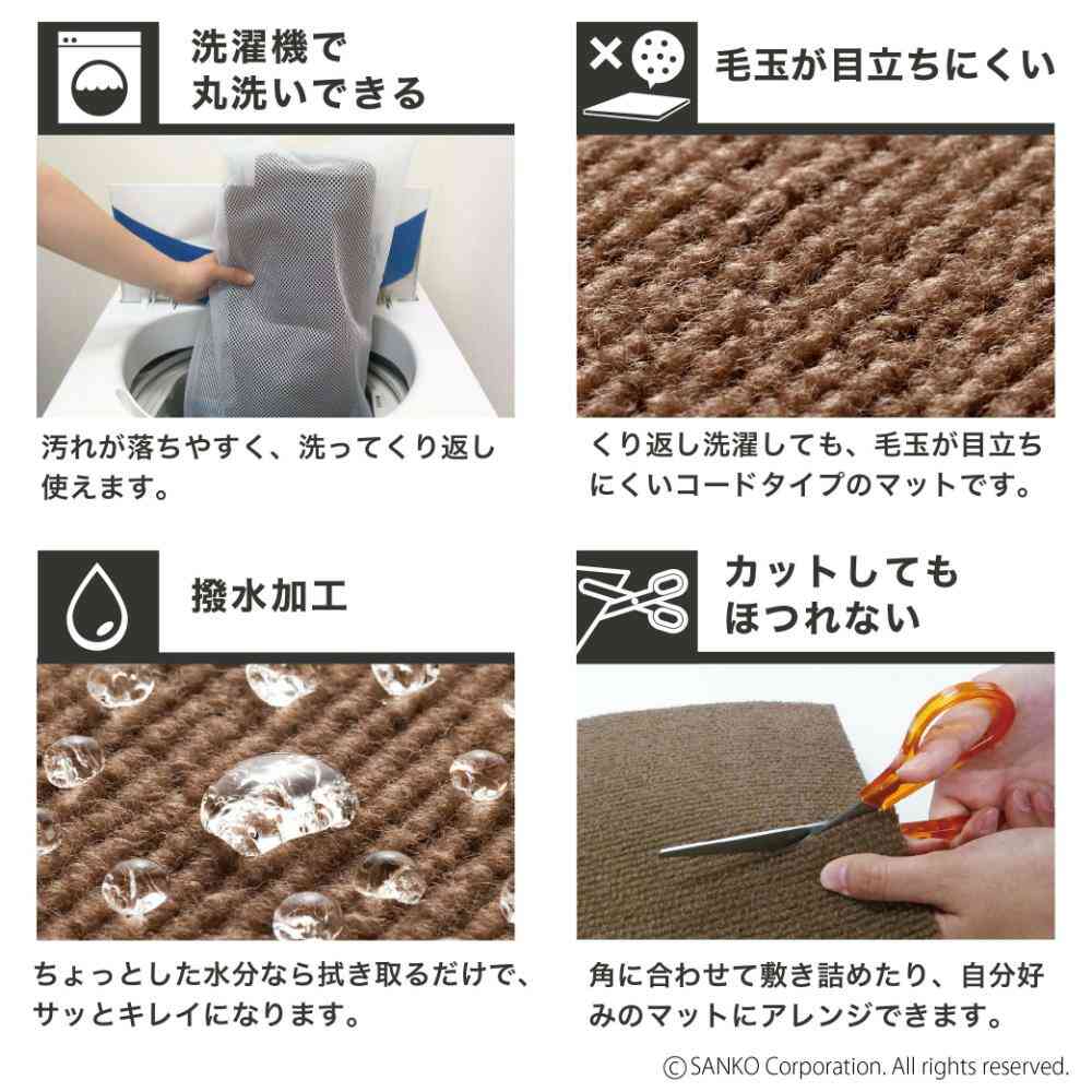 おくだけ吸着 ペット用床保護マット 60×240cm 1枚 【直送品】 返品・キャンセル・他商品と同時購入は不可 - Image 5